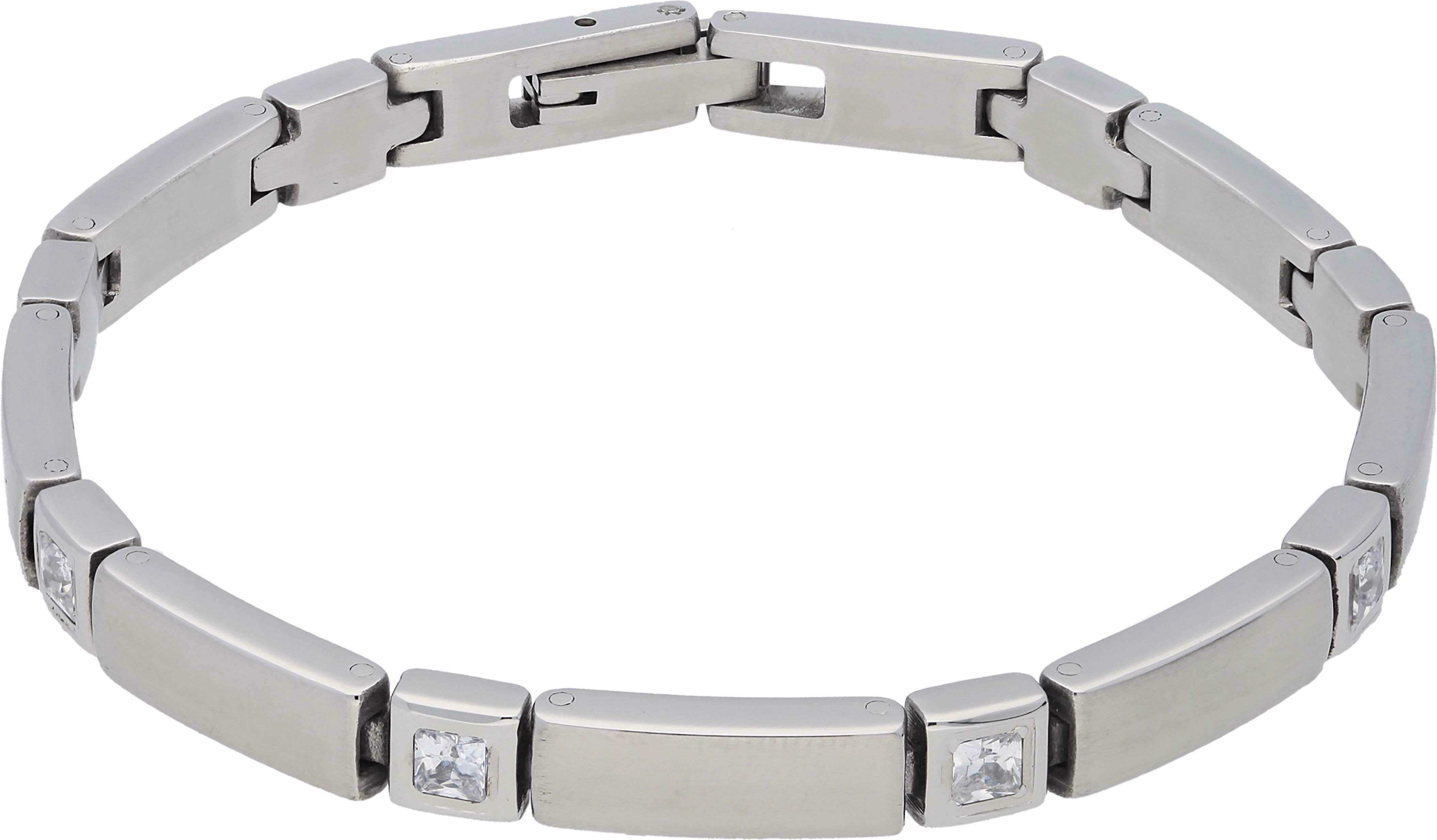 Edelstahlarmband VIVANCE "Element", silber (silberfarben), Armbänder, Damen, Edelstahl, Edelstahlarmband