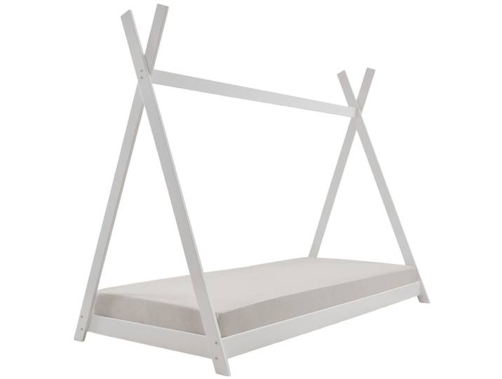 Kinderbett Pino weiss Buche 90 x 200 cm - Kinderbett