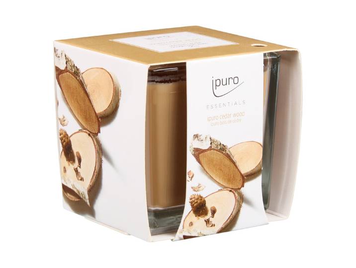 ipuro Essentials Cedar Wood Duftkerze 125g