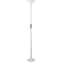 Fabas Luce Tratto LED-Stehleuchte 50 W 4000 lm CCT Weiß - Gestell aus Metall und Methacrylat, Touch-Dimmung, Schutzart IP20, 175,5 cm - Tratto Design