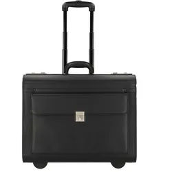 Dermata waren Pilotenkoffer 50cm aus Synthetik, Koffer, Schwarz