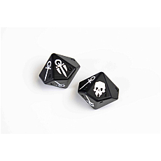 Pegasus Spiele Würfel - Teburu - Vampire Milan Uprising - W10-Würfel - 2 Stück 305056