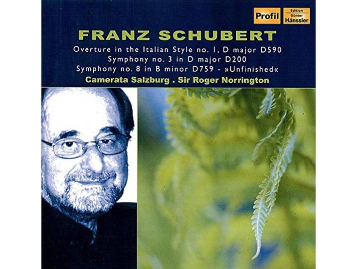 Camerata Salzburg / Norrington - Schubert:Symph. No 3 , No.7 , Overt