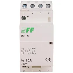 Modular Leistungsschütz Schütz 25A 230V 4Z Schiene ST25-40