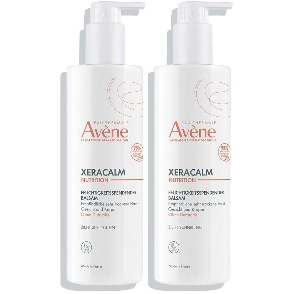 Avène XeraCalm Nutrition Feuchtigkeitsspendender Balsam x2 2x400 ml