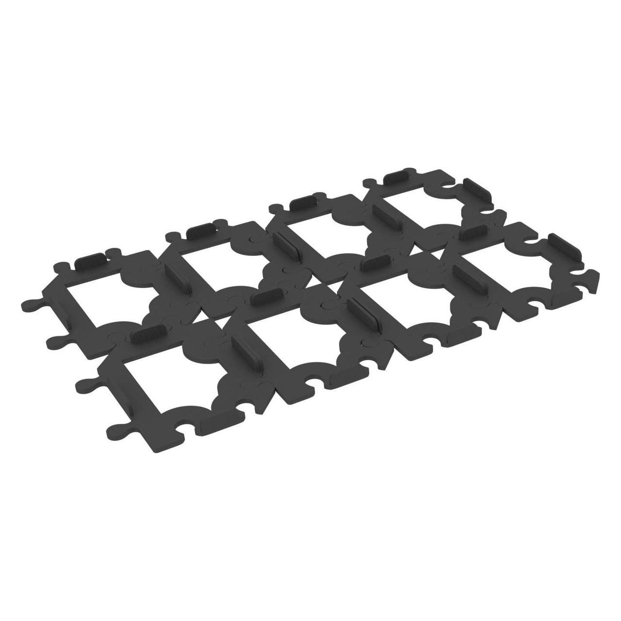 Feldherr 8er Set Kartendeckhalter modular für Spielkarten Standardgrösse (Kunststoff) (432393)