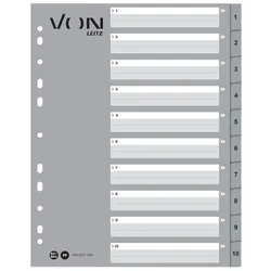 LEITZ Register, 1-10, DIN A4