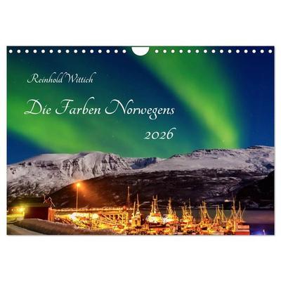 Die Farben Norwegens (Wandkalender 2026 DIN A4 quer), CALVENDO Monatskalender