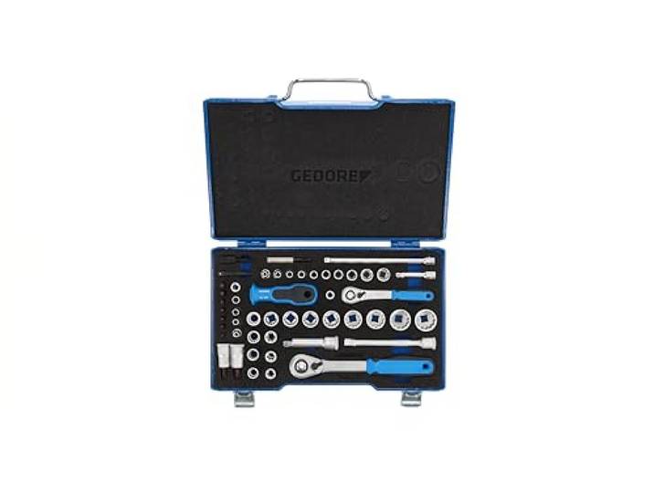 GEDORE Dopsleutelset 3/8 + 1/4 inch, 50-delig, 1 stuks, D 30 TX20 U-20