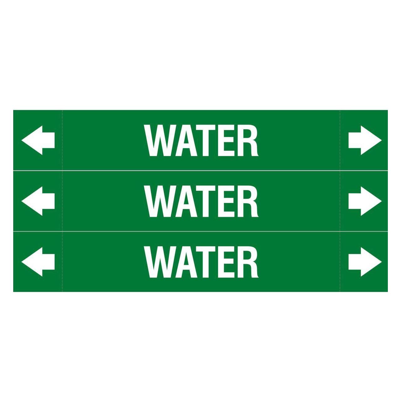 Brady ASME - Rohrmarkierer - Water (ASMEPM-37X230MM-WATER)