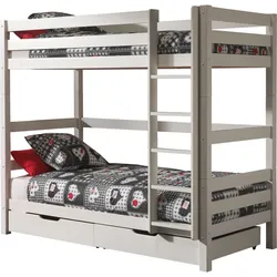 Vipack Furniture Etagen-Hochbett Pino, weiß