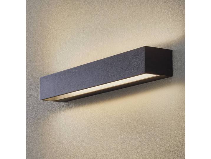 BEGA Wandleuchte Studio Line, schwarz, für Flurbereich, Aluminium, Wandlampe