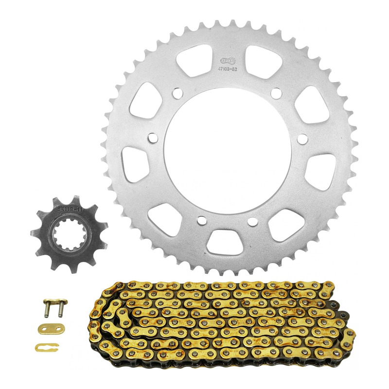 Kit chaîne AFAM 13x52 pour Rieju 50 MRT SM 09-17