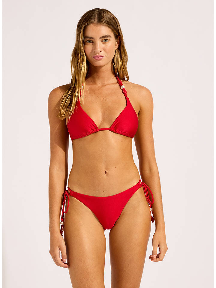 Seafolly Bikini-Oberteil in Rot - XS