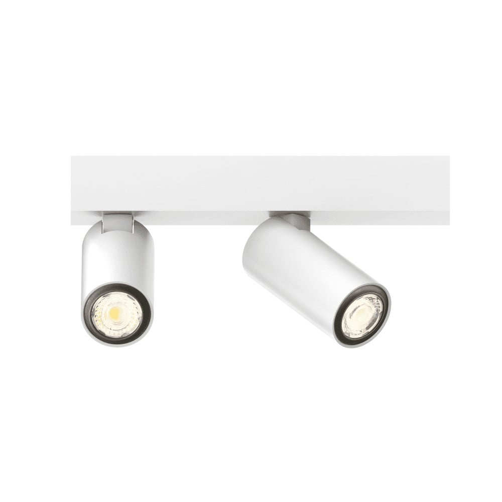 Lyora 2-lichts opbouwspot Tevo Mini wit aluminium