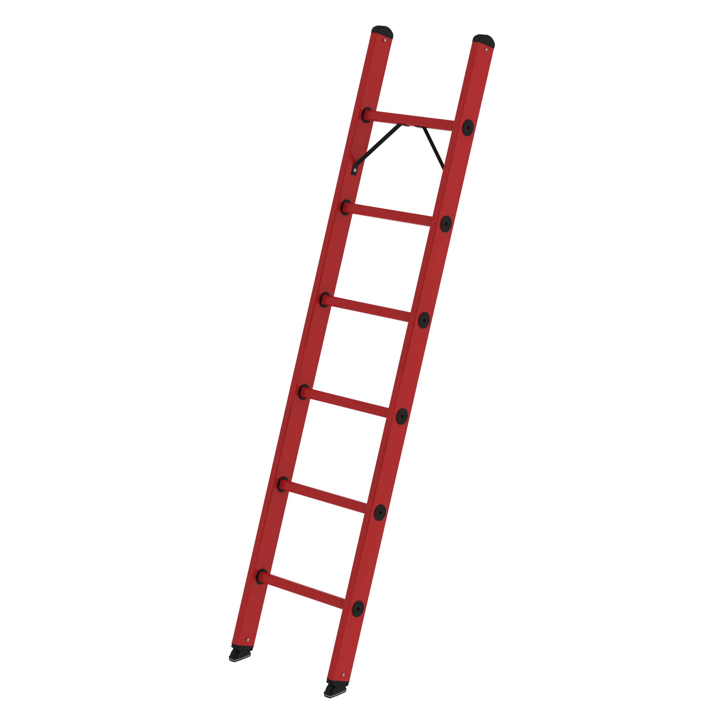 Munk Sprossen-Anlegeleiter GFK ohne Traverse 6 Sprossen (Anlegeleiter, 192 cm) (036006)