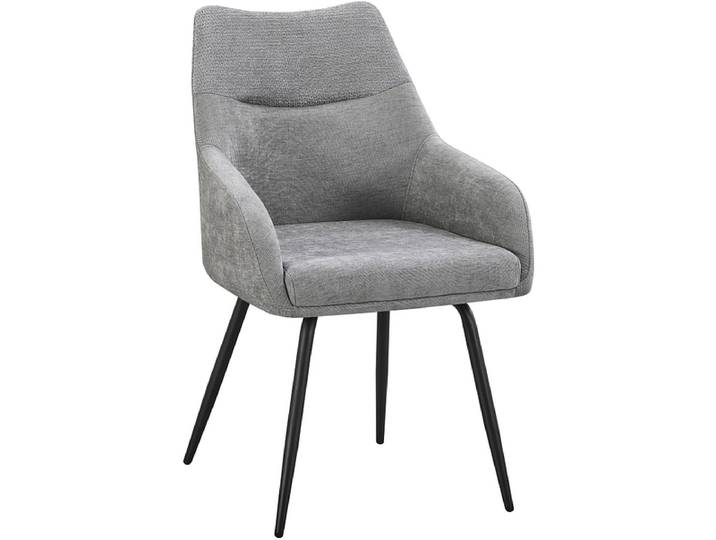 Stuhl RIDGE Stoff grau