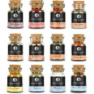 ANKERKRAUT ANKERKRAUT Gewürzmischung Best of  1, 12 verschiedene Sorten, im Glas