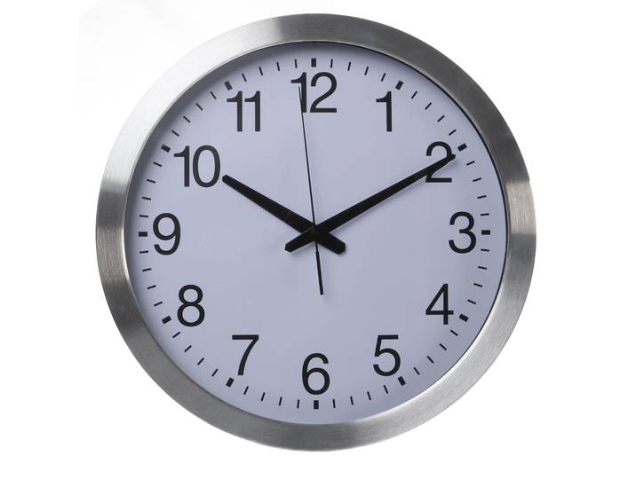 Horloge Murale En Aluminium - Ø 40 Cm