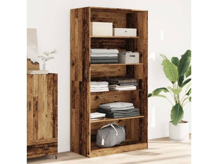 HKLGBVCR Kleiderschrank, altes Holz, 100 x 50 x 200 cm