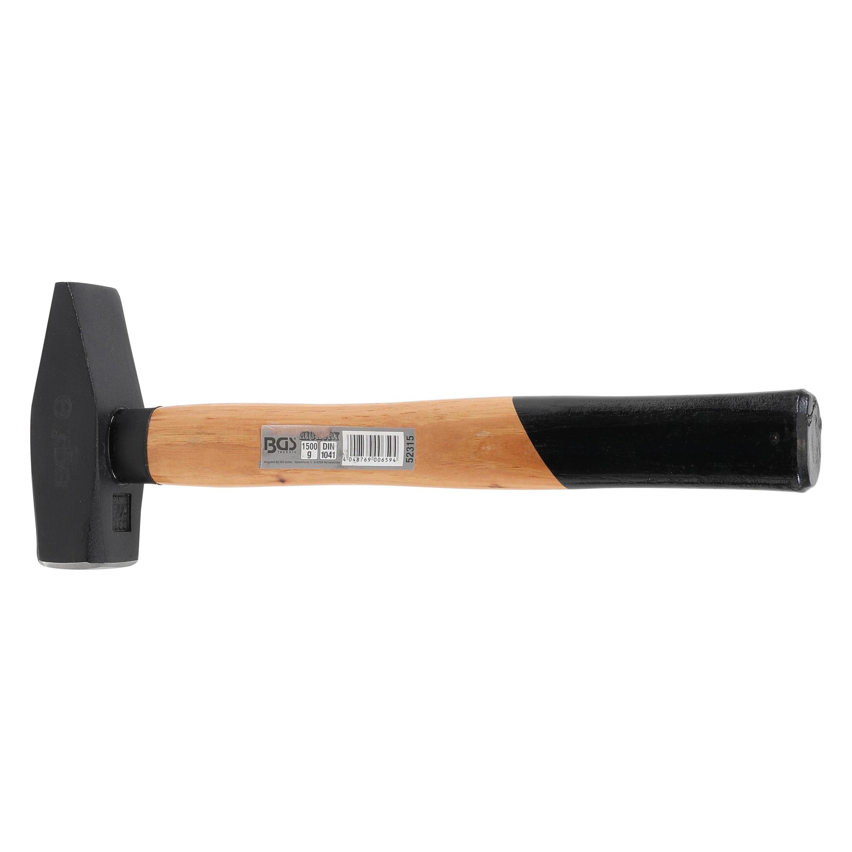 BGS Schlosserhammer Hickory-Stiel DIN 1041 1500 g (1710 g) (52315)