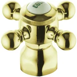 Kludi 1926 Kreuzgriff 753004500 Cold, vergoldet