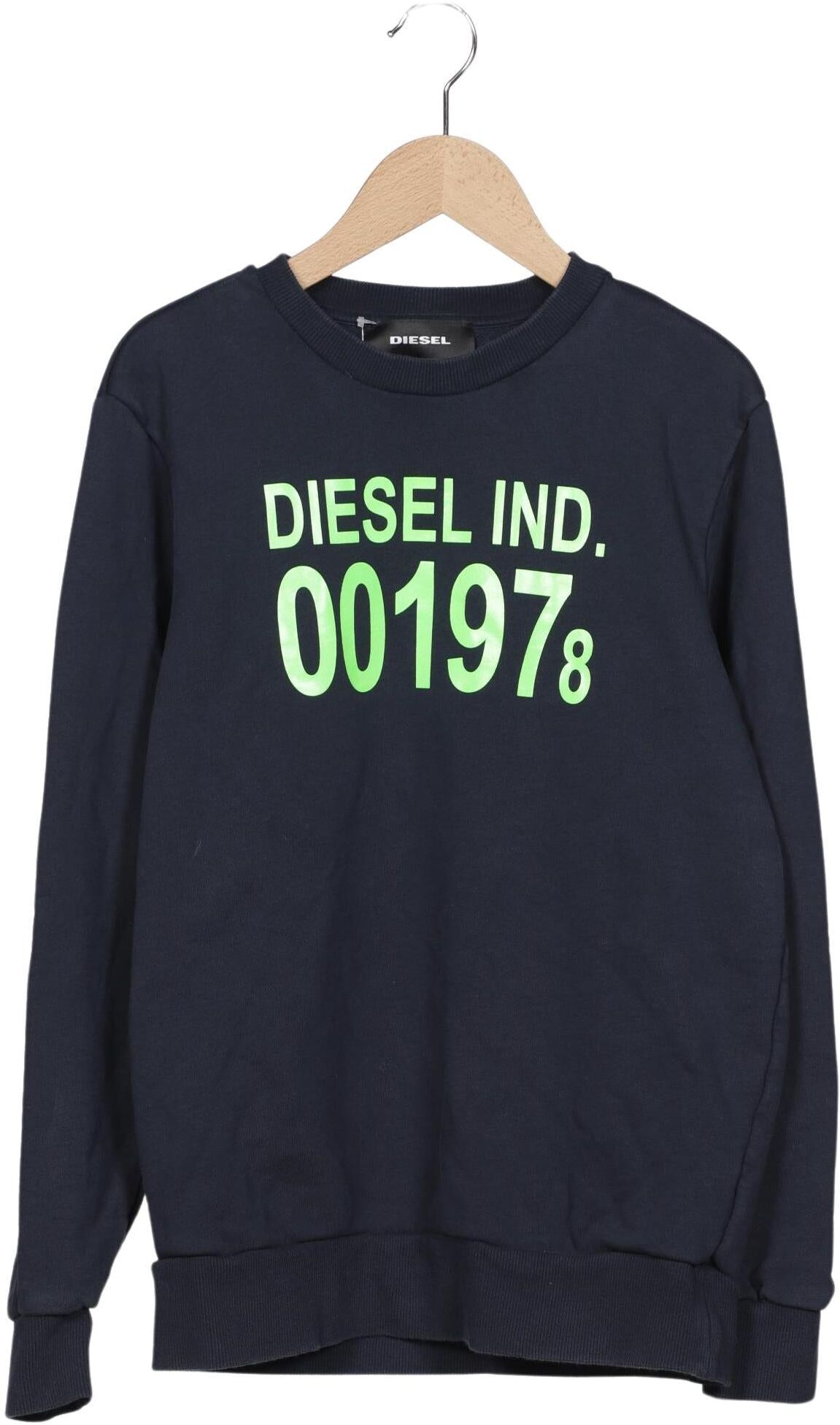 Diesel Herren Sweater, Neon, Gr. S, Baumwolle - Second Hand