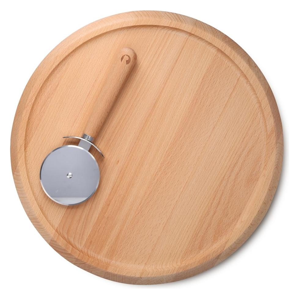 Rosendahl - GC Pizza Board and Cutter - Beech - Ø35 cm (28702)