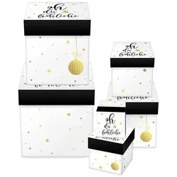 Braun + Company, Geschenkverpackung, Kartonage 6 er Weihnachtsmelodie