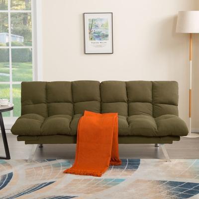 RELEXHHOON 67.3''Futon Sofa Bed, 3-Position Adjustable, Twin Sleeper, 5 Colors