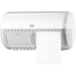 Tork, Toilettenpapierhalter, ELEVATION Standard-Toilettenpapierspender T4 Geeignet für 2 Kleinrollen, abschliessbar. Farbe: