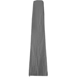 Décoshop26 - Schutzhülle (370 cm) für XXL-Sonnenschirm – Schutzhülle mit Reißverschluss – Anthrazitgrau 04_0007040