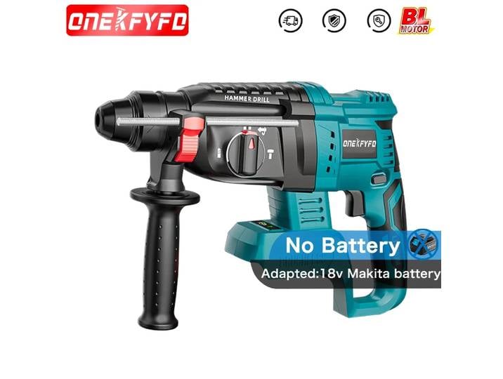 Makita-Perceuse électrique sans fil aste, marteau de démolition à distance, outil électrique, batterie 18V, sans batterie