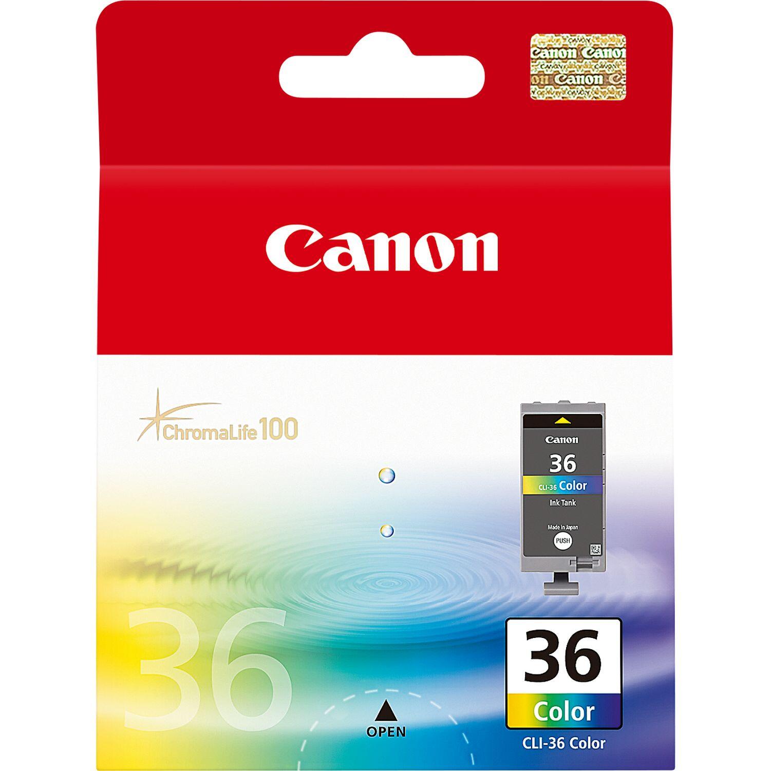 Canon Original CLI-36 Druckerpatrone - C/M/Y 249 Seiten 1511B001
