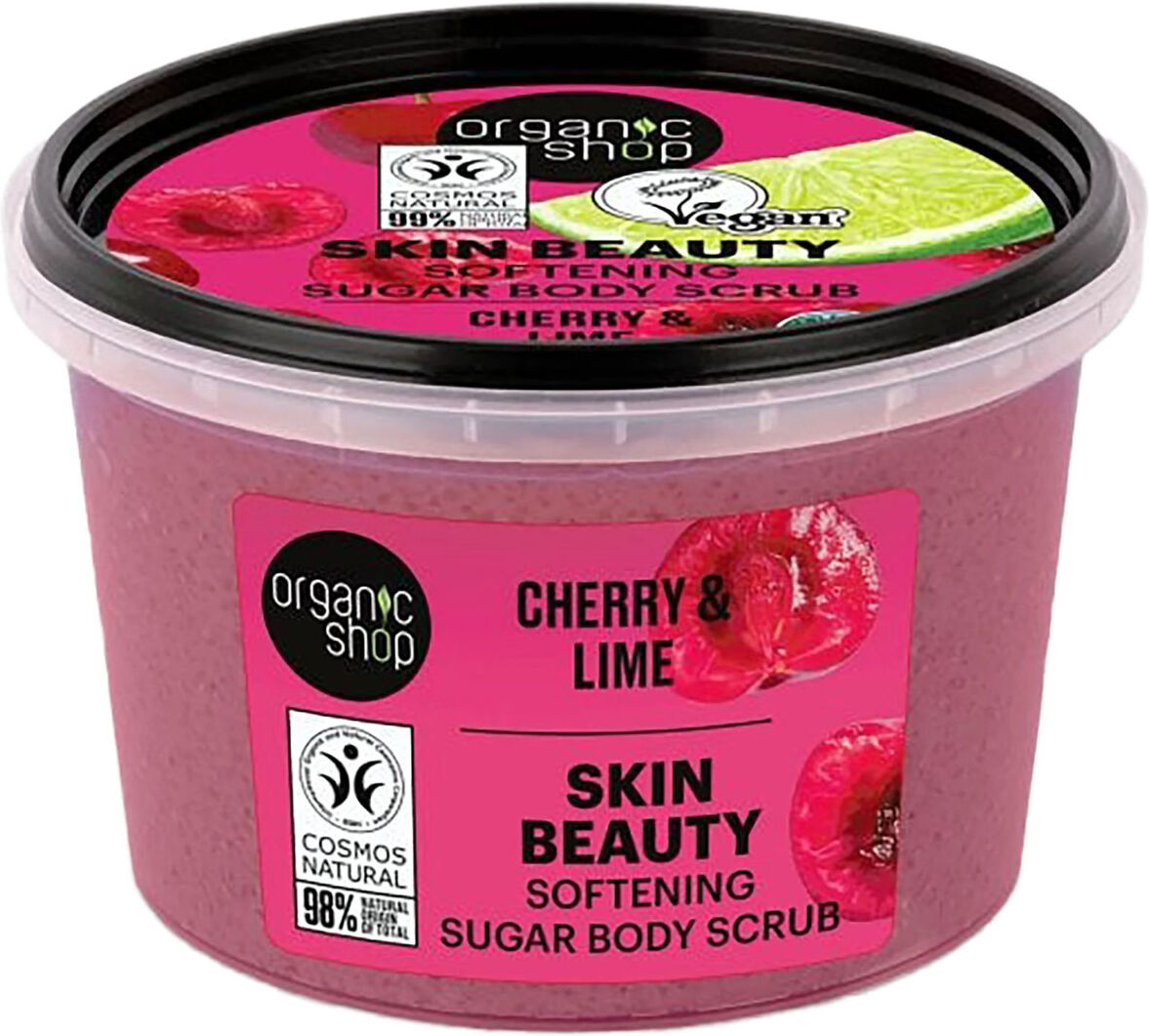 ORGANIC SHOP Cherry & Lime Body Scrub 250ml