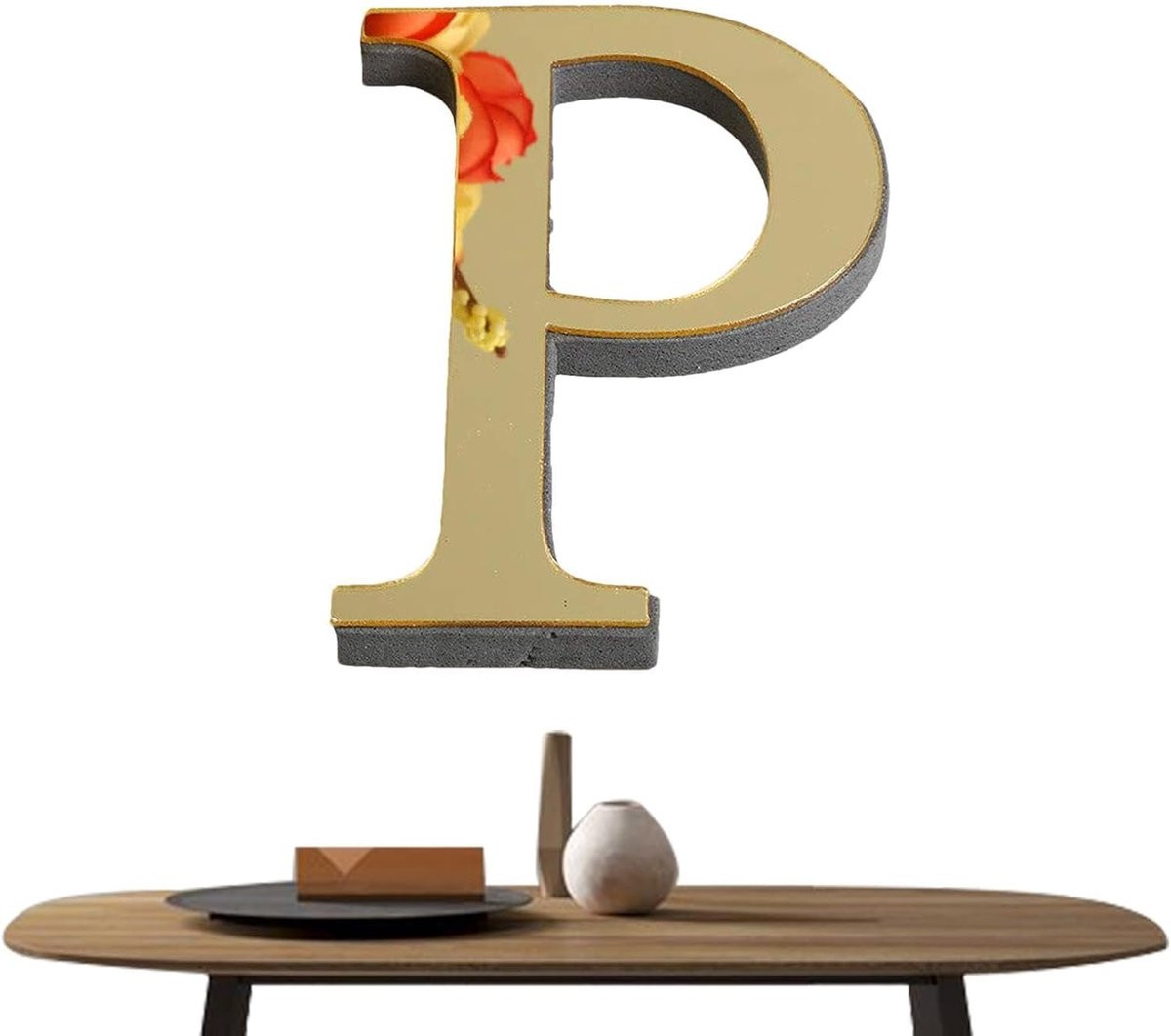 Acryl Spiegel Letters 3D Wanddecoratie - 26 Letters A-Z - Lichtgoud