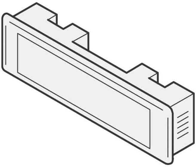 Renz Metallwaren. Kombitaster LIRA 75x22 grau 97-9-85110 gr (979851107039)