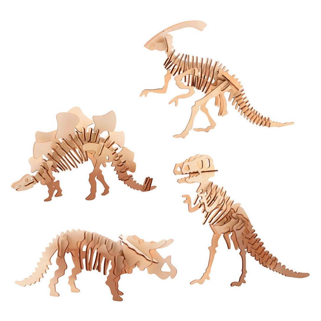 Johntoy Holzbaukasten Dinosaurier 3D (19796532)