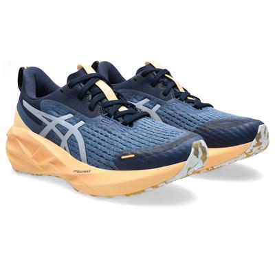 Laufschuh ASICS "NOVABLAST 5 LITE-SHOW", Damen, Gr. 40, lite, show, orange glow, Textil, Schuhe Laufschuh, mit reflektierenden Elementen