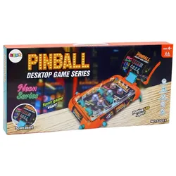 [n]fibrecare Flipper-Arcade-Spiel, LED-Lichter, Sounds, Anzeigetafel, Retro Gaming, Mehrfarbig