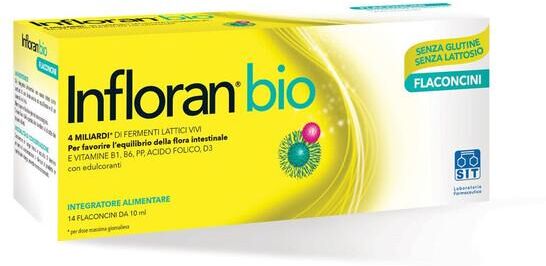 Infloran Bio Adulti Integratore Di Fermenti Lattici Vivi 14 Flaconcini