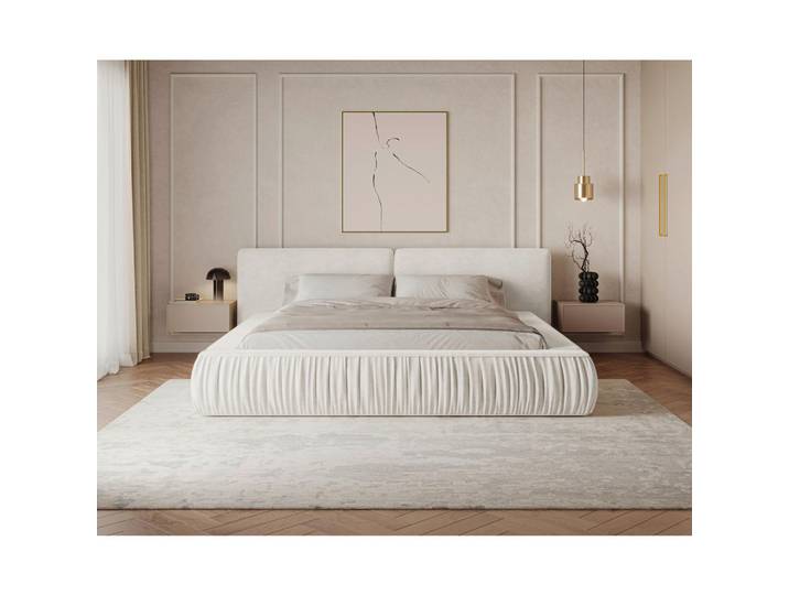 Livetastic Polsterbett, Creme, Kunststoff, Kiefer, 180x200 cm, Bettkasten, gepolstertes Kopfteil, Stoffauswahl, in verschiedenen Größen erhältlich,alternative erhältlich, Schlafzimmer, Betten, Polsterbetten