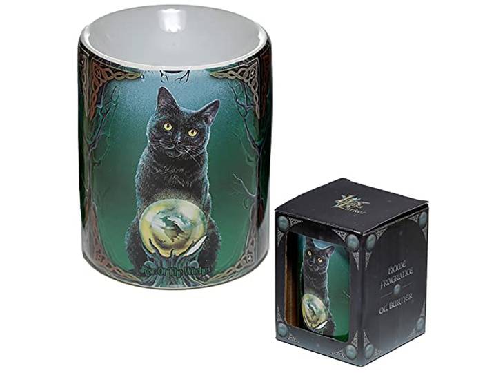 Puckator - Duftlampen - Aromatherapie - Lisa Parker Aufstieg der Hexen Katze Duftlampe aus Keramik