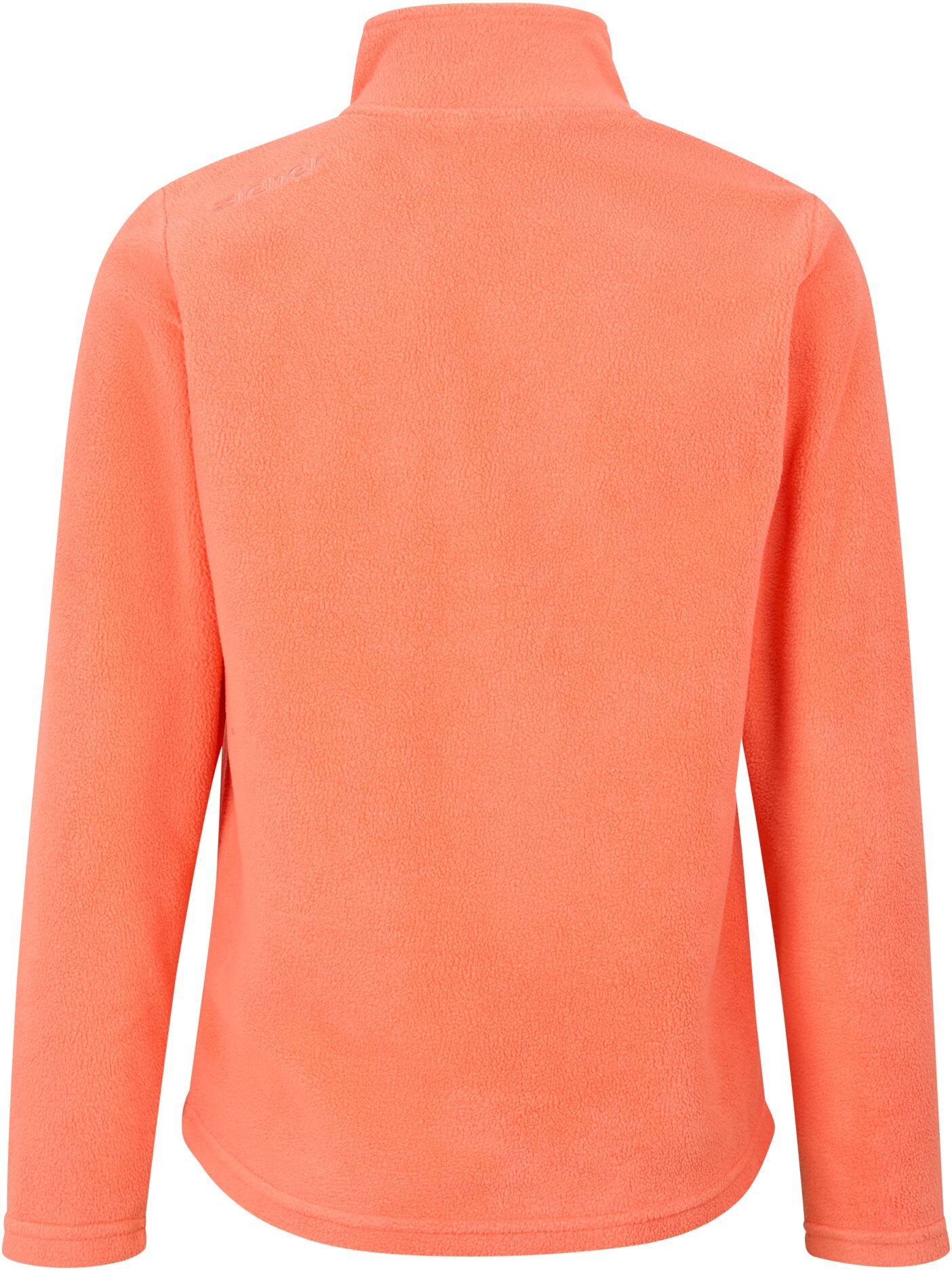 Sweatshirt ZIENER "JONKI-Z midlayer junior", Jungen, Gr. 164, orange (vibrant peach), Obermaterial: 100% Polyester, Sweatshirts Sweatshirt vibrant peach 164