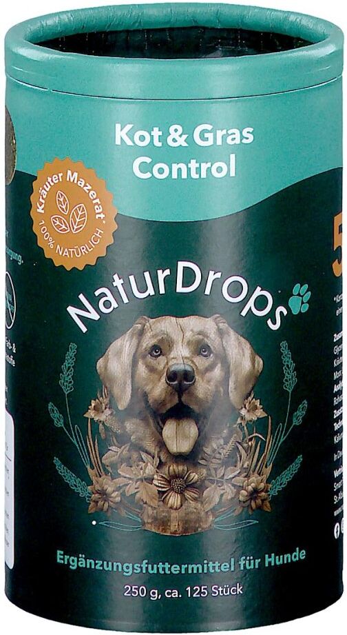 Naturdrops Kot & Gras Control Erg.futterm.f.hunde