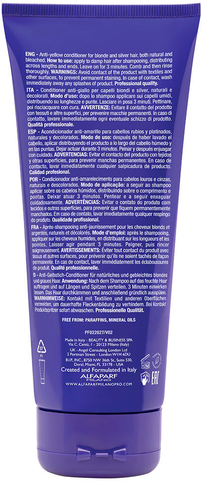 Alfaparf Milano Semi Di Lino blonde & silver conditioner 200 ml