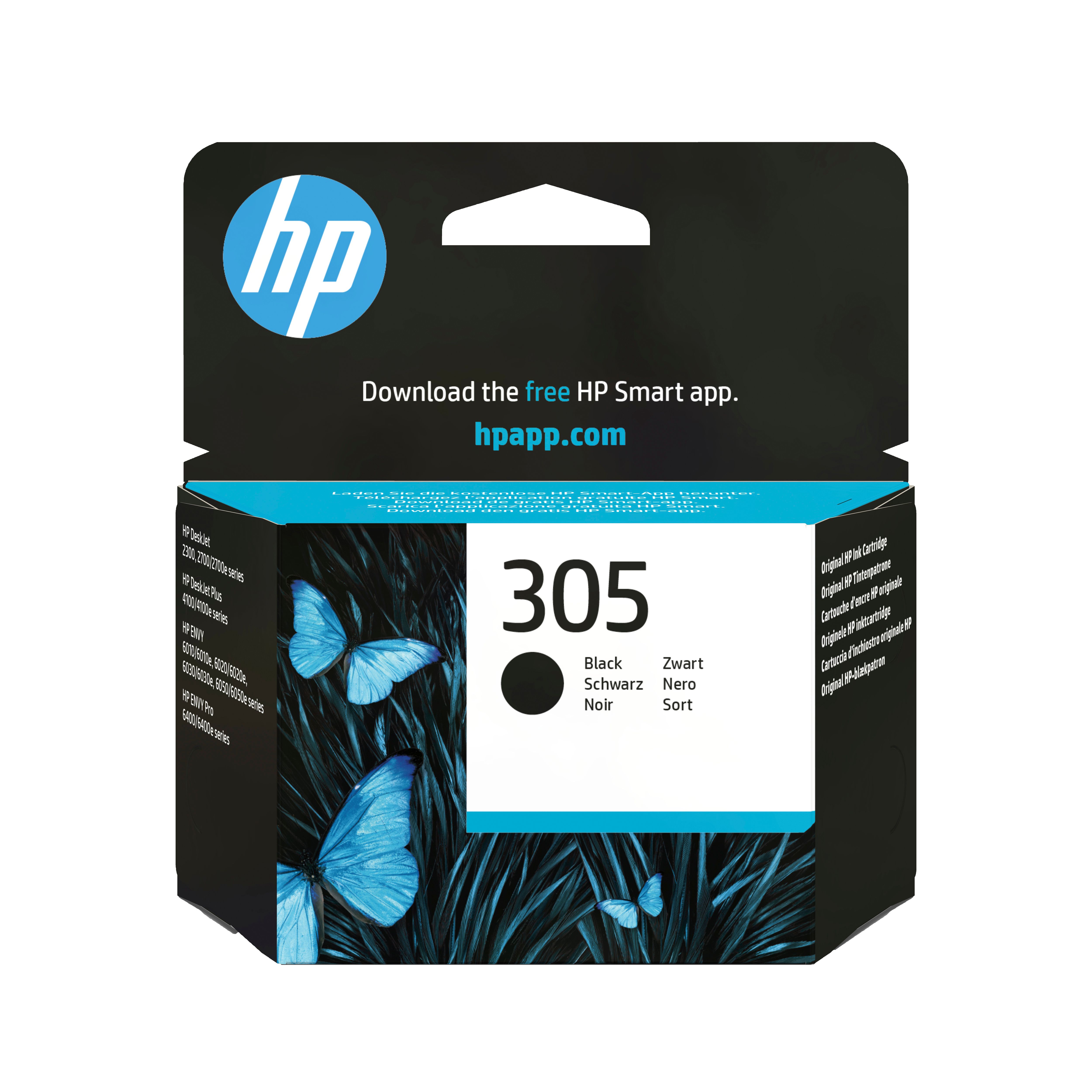 HP originale Druckerpatronen Schwarz 17,9 ml 120 Seiten Nr.305 3YM61AE