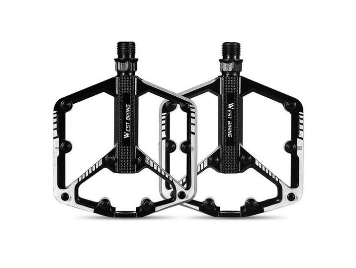 Fahrradpedale Aluminiumlegierung Plattform Schwarz, Metall, 13.2x1.5x23 cm, Freizeit & Co, Sport & Fitness, Fahrräder, Fahrradzubehör