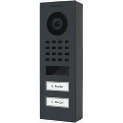 DoorBird D1102V Aufputz IP Video Türsprechanlage Anthrazitgrau, Edelstahl, pulverbeschichtet, seidenmatt