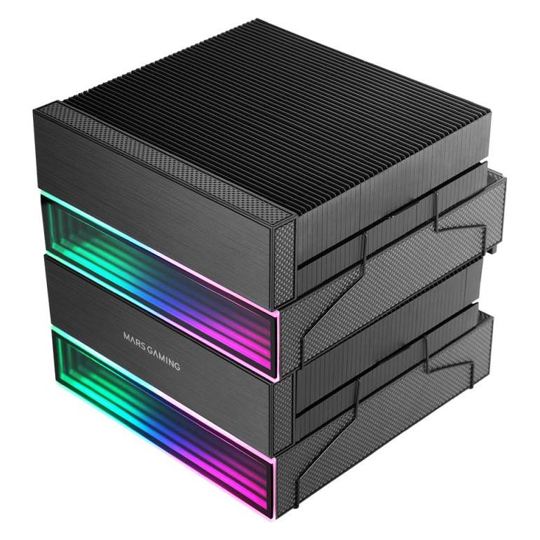 Mars Gaming "Ventilateur pour processeur MCPU-X26 RGB (Noir)" (158 mm) (MCPUX26)